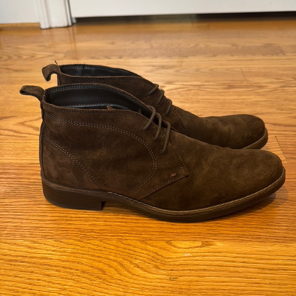 Nordstrom Brown Suede Chukka Boots - Picture 3 of 8
